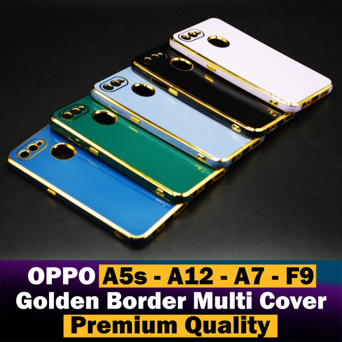 Oppo A7 Golden Border Camera Protection Cover - Image 2 Oppo A7 Golden Border Camera Protection Cover - Image 2