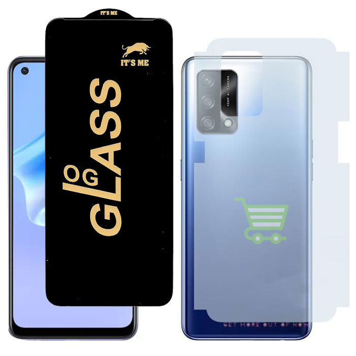 Oppo A95 Combo: OG Glass Screen Protector + Carbon Back Skin - Image 2 Oppo A95 Combo: OG Glass Screen Protector + Carbon Back Skin - Image 2