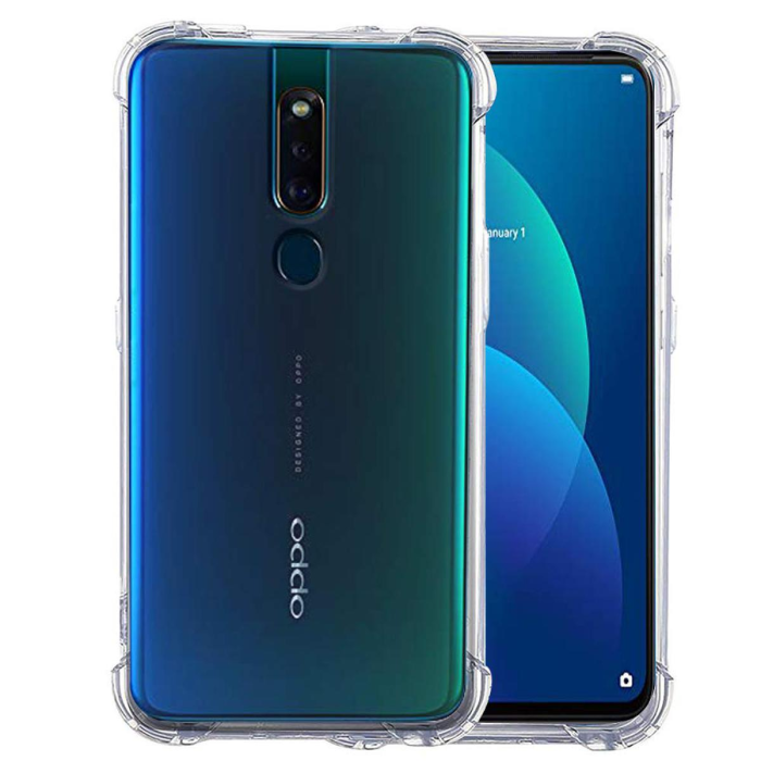 Oppo F11 Pro Transparent Anti Shock Soft Crystal Clear Case - Image 2 Oppo F11 Pro Transparent Anti Shock Soft Crystal Clear Case - Image 2