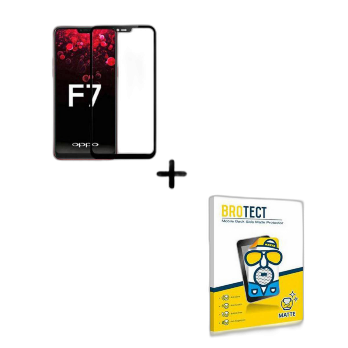 Oppo F7 Full Screen Protector 9D Tempered Glass Protector For Oppo F7 - Image 2 Oppo F7 Full Screen Protector 9D Tempered Glass Protector For Oppo F7 - Image 2