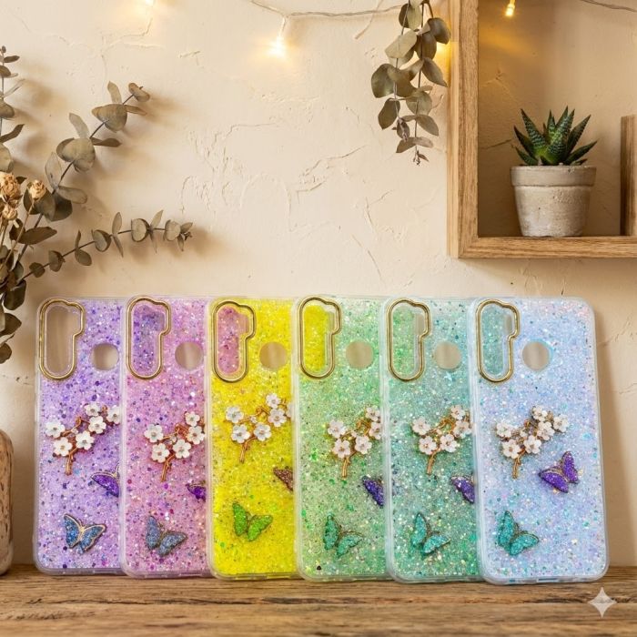 Oppo Reno 2F Butterfly Glitter Fancy Case - Image 2 Oppo Reno 2F Butterfly Glitter Fancy Case - Image 2