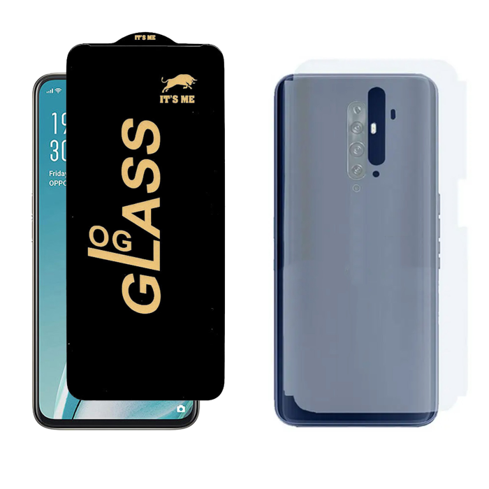 Oppo Reno 2F Combo: OG Glass Screen Protector + Carbon Back Skin - Image 2 Oppo Reno 2F Combo: OG Glass Screen Protector + Carbon Back Skin - Image 2