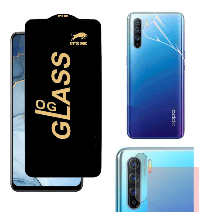 Oppo Reno 3 360° Clear Kit: OG Glass + Back Jelly Camera Guard - Image 2 Oppo Reno 3 360° Clear Kit: OG Glass + Back Jelly Camera Guard - Image 2