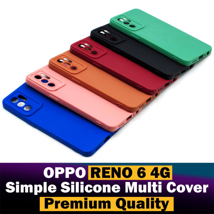 Oppo Reno 6 4G Simple Colour Soft Camera Protection Cover - Image 2 Oppo Reno 6 4G Simple Colour Soft Camera Protection Cover - Image 2