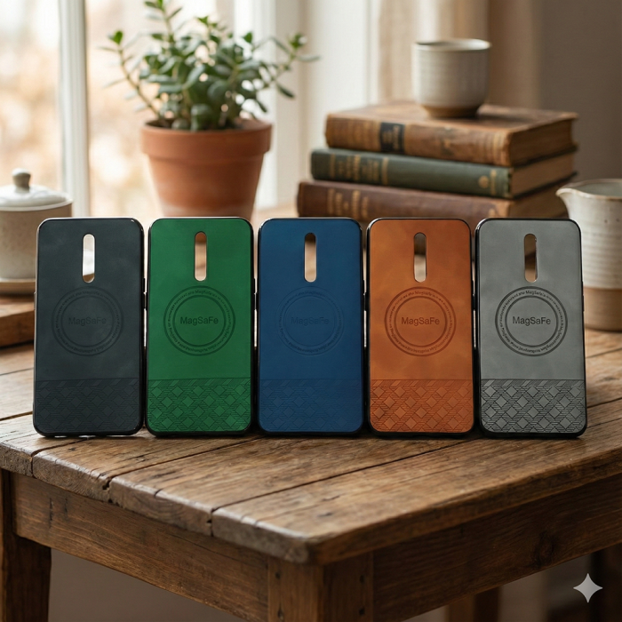 Oppo Reno Z Luxury Multicolor Leather Phone Case | Anti-Fingerprint Soft Texture Skin-Friendly Cover - Image 2