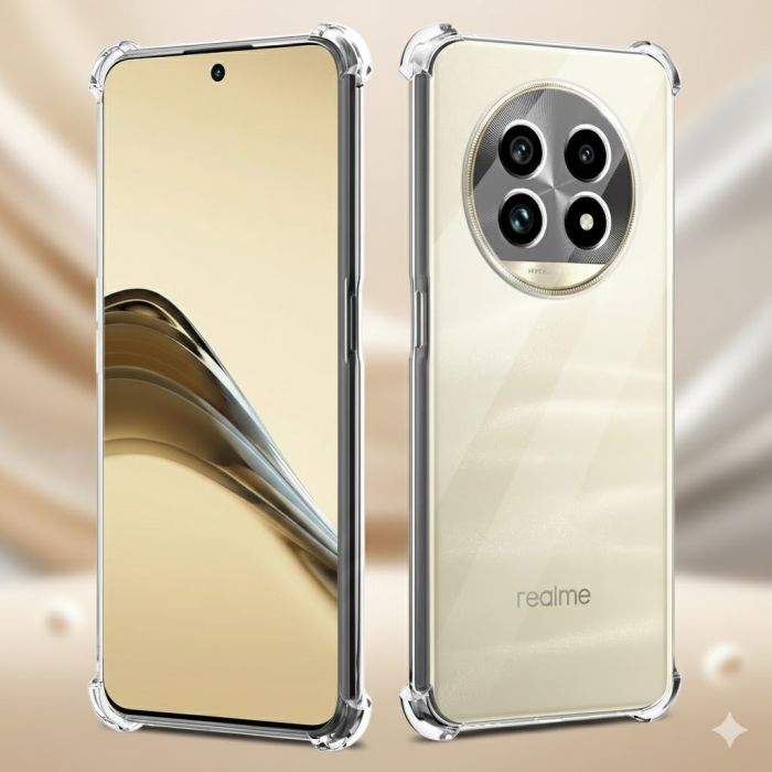 Realme 13 Plus Transparent Soft Crystal Clear Case - Image 2 Realme 13 Plus Transparent Soft Crystal Clear Case - Image 2
