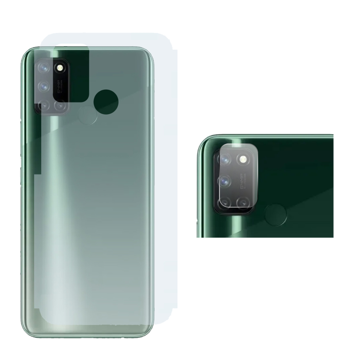 Realme 7i Rear Combo: Carbon Fiber Skin + Camera Lens Protector - Image 2 Realme 7i Rear Combo: Carbon Fiber Skin + Camera Lens Protector - Image 2