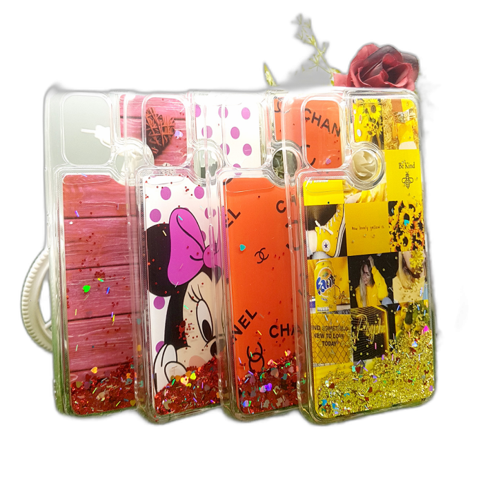 Realme 7i Water Glitter Shiny Ladies Soft Silicon Case Mobile Cover - Image 2 Realme 7i Water Glitter Shiny Ladies Soft Silicon Case Mobile Cover - Image 2
