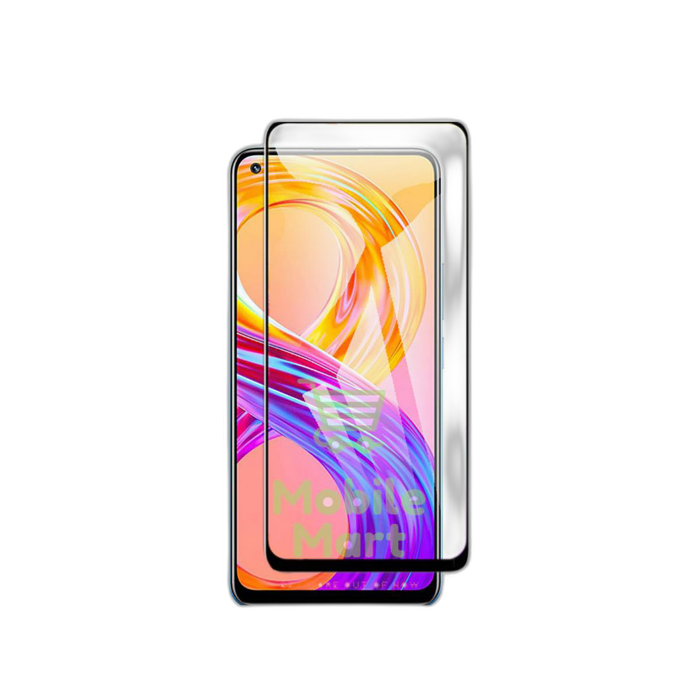 Realme 8 Pro Full Screen Protector 9D Tempered Glass Protector For Realme 8 Pro - Image 2 Realme 8 Pro Full Screen Protector 9D Tempered Glass Protector For Realme 8 Pro - Image 2