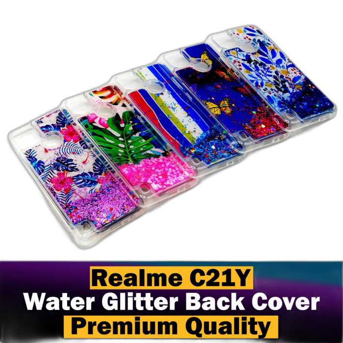 Realme C25Y Water Glitter Shiny Soft Silicon Case - Image 2 Realme C25Y Water Glitter Shiny Soft Silicon Case - Image 2
