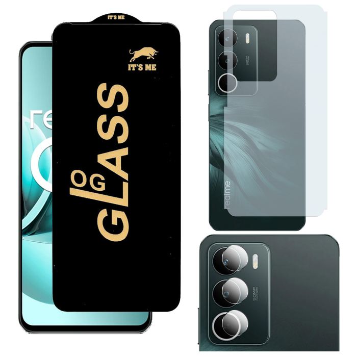 Realme C71 3-in-1 Kit: OG Glass + Carbon Back Camera Protector - Image 2 Realme C71 3-in-1 Kit: OG Glass + Carbon Back Camera Protector - Image 2