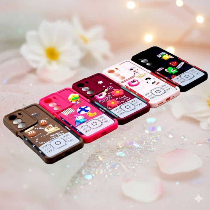 Realme C75 Fancy Bear Sweet Style Mobile Cover - Image 2 Realme C75 Fancy Bear Sweet Style Mobile Cover - Image 2