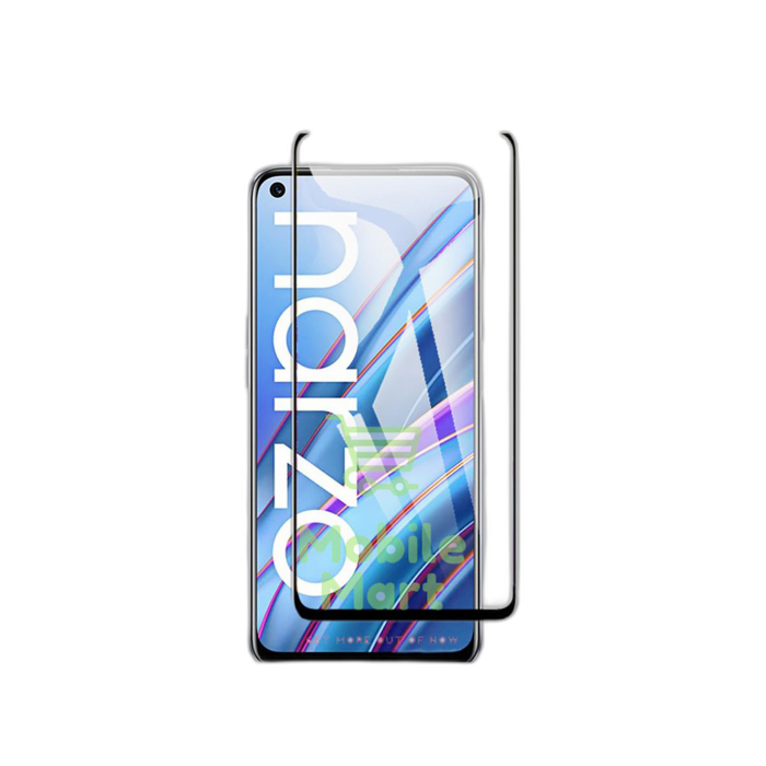 Realme Narzo 30 Full Screen Protector 9D Tempered Glass Protector For Realme Narzo 30 - Image 2 Realme Narzo 30 Full Screen Protector 9D Tempered Glass Protector For Realme Narzo 30 - Image 2