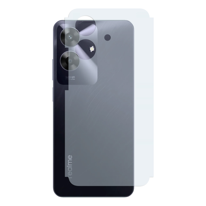 Realme Note 60 Back Protector Carbon Fiber Matte Soft Skin Sheet - Image 2 Realme Note 60 Back Protector Carbon Fiber Matte Soft Skin Sheet - Image 2