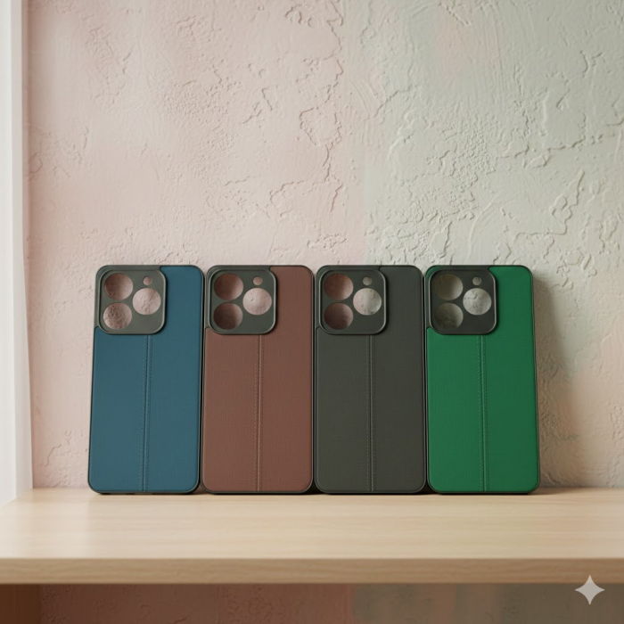 Realme Note 60x Slim Shockproof Leather Cover - Image 2 Realme Note 60x Slim Shockproof Leather Cover - Image 2