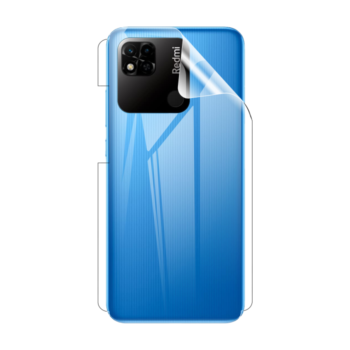 Redmi 10A Back Clear Jelly Protector - Soft Hydrogel Film - Image 2 Redmi 10A Back Clear Jelly Protector - Soft Hydrogel Film - Image 2