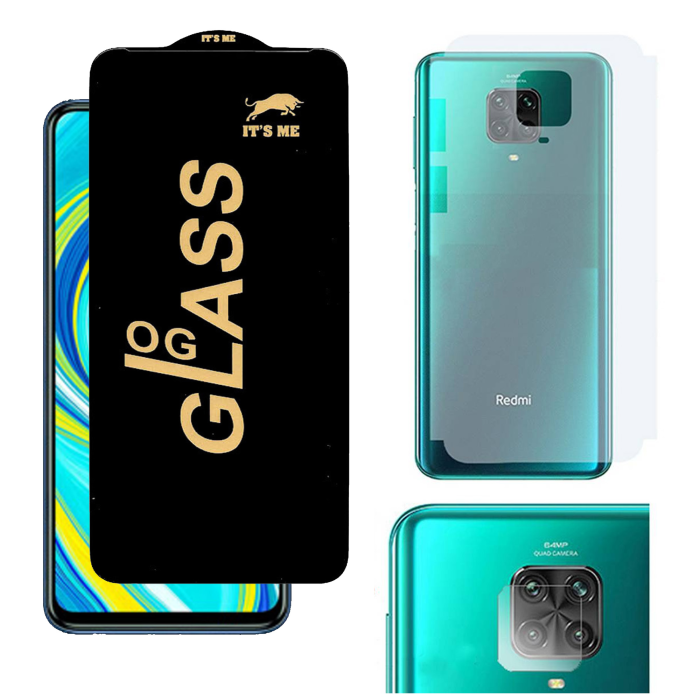 Redmi Note 9 Pro 3-in-1 Kit: OG Glass + Carbon Back Camera Protector - Image 2 Redmi Note 9 Pro 3-in-1 Kit: OG Glass + Carbon Back Camera Protector - Image 2