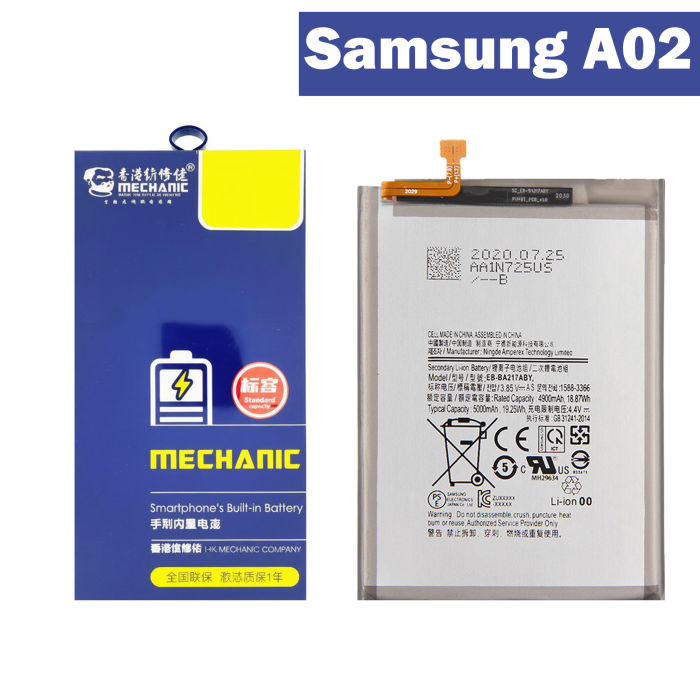 Samsung A02 Battery Replacement - Mechanics 5000mAh (EB-BA217ABY) - Image 2 Samsung A02 Battery Replacement - Mechanics 5000mAh (EB-BA217ABY) - Image 2