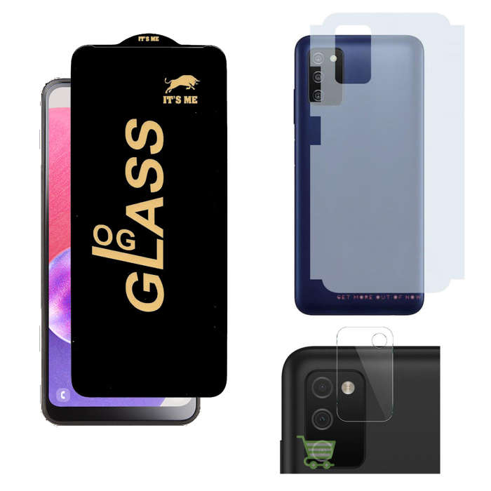 Samsung A03s 3-in-1 Kit: OG Glass + Carbon Back Camera Protector - Image 2 Samsung A03s 3-in-1 Kit: OG Glass + Carbon Back Camera Protector - Image 2