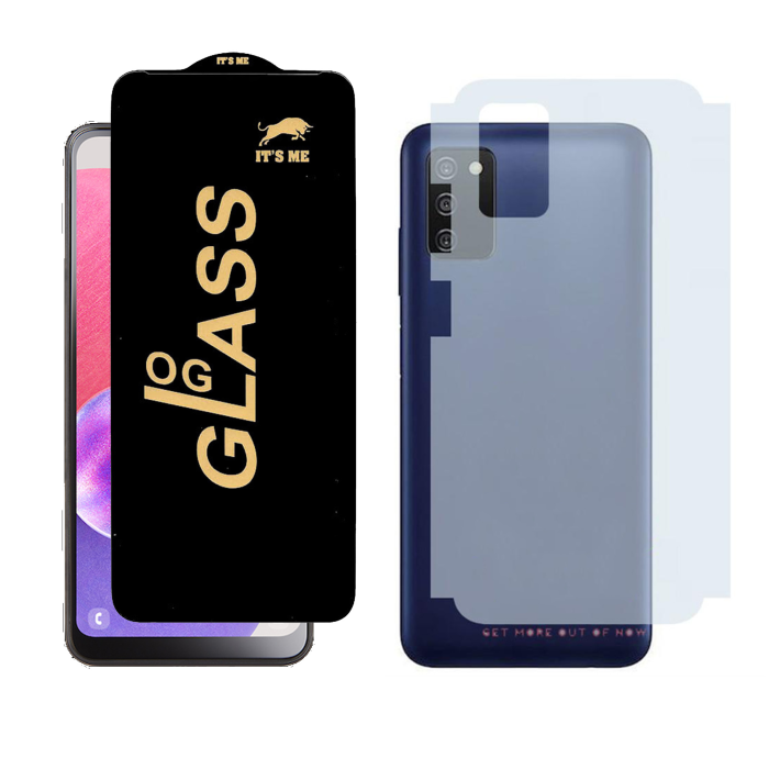 Samsung A03s Combo: OG Glass Screen Protector + Carbon Back Skin - Image 2 Samsung A03s Combo: OG Glass Screen Protector + Carbon Back Skin - Image 2