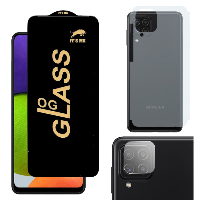 Samsung A22 4G 3-in-1 Kit: OG Glass + Carbon Back Camera Protector - Image 2 Samsung A22 4G 3-in-1 Kit: OG Glass + Carbon Back Camera Protector - Image 2