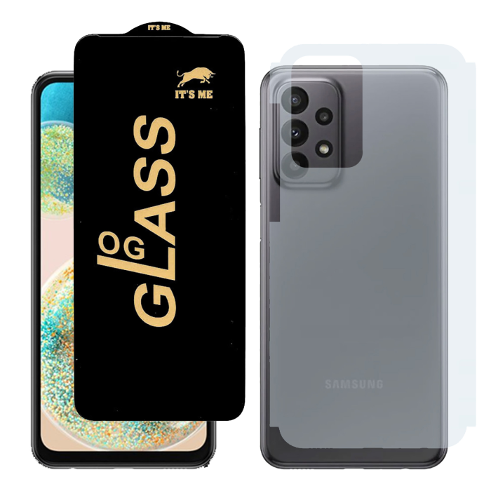 Samsung A23 5G Combo: OG Glass Screen Protector + Carbon Back Skin - Image 2 Samsung A23 5G Combo: OG Glass Screen Protector + Carbon Back Skin - Image 2
