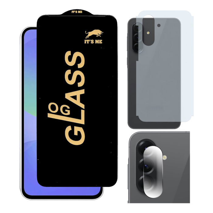Samsung A36 3-in-1 Kit: OG Glass + Carbon Back Camera Protector - Image 2 Samsung A36 3-in-1 Kit: OG Glass + Carbon Back Camera Protector - Image 2