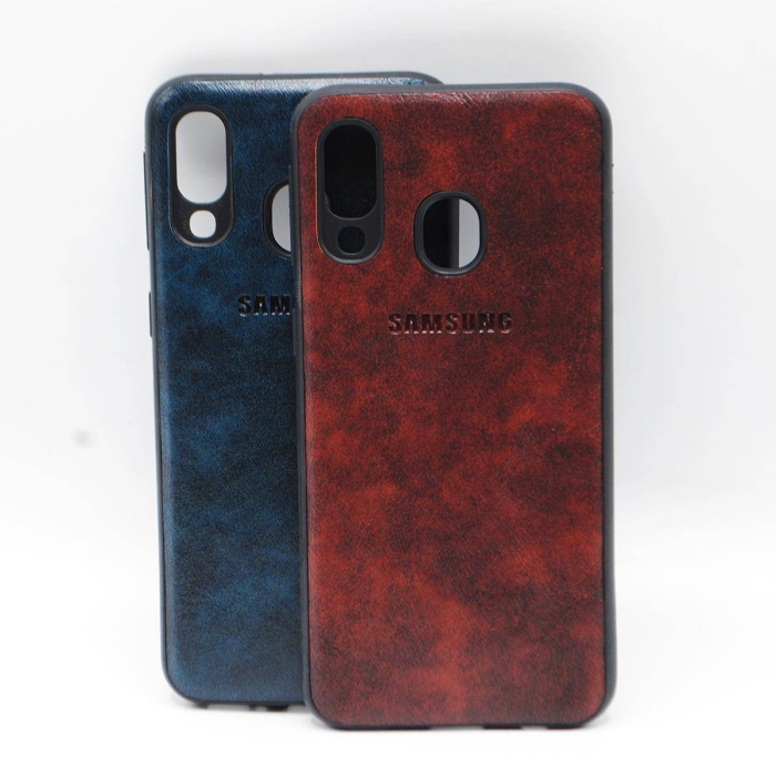 Samsung A40 Back Cover Leather Case For Galaxy A40 - Image 2 Samsung A40 Back Cover Leather Case For Galaxy A40 - Image 2