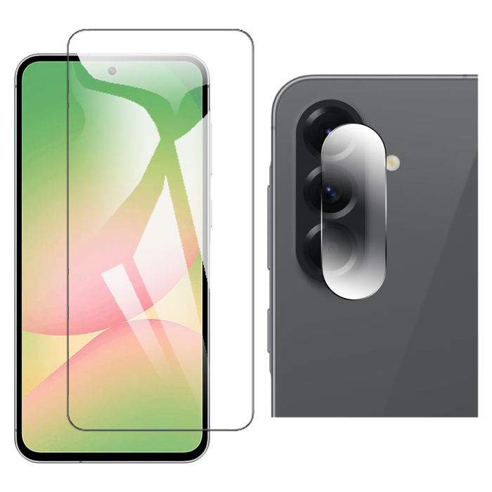 Samsung A56 Glass Protector Polish Screen Tempered + Back Rear Camera 9H Gorilla Flexible Protectior For Galaxy - Image 2