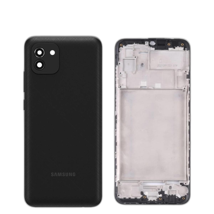 Samsung Galaxy A03 Black Housing - Image 2 Samsung Galaxy A03 Black Housing - Image 2