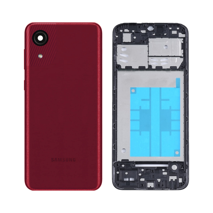 Samsung Galaxy A03 Core Red Housing - Image 2