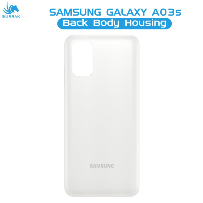 Samsung Galaxy A03s Rear Back Body Casing Housing Replacement Battery Back Door For Samsung A03s - White - Image 2 Samsung Galaxy A03s Rear Back Body Casing Housing Replacement Battery Back Door For Samsung A03s - White - Image 2