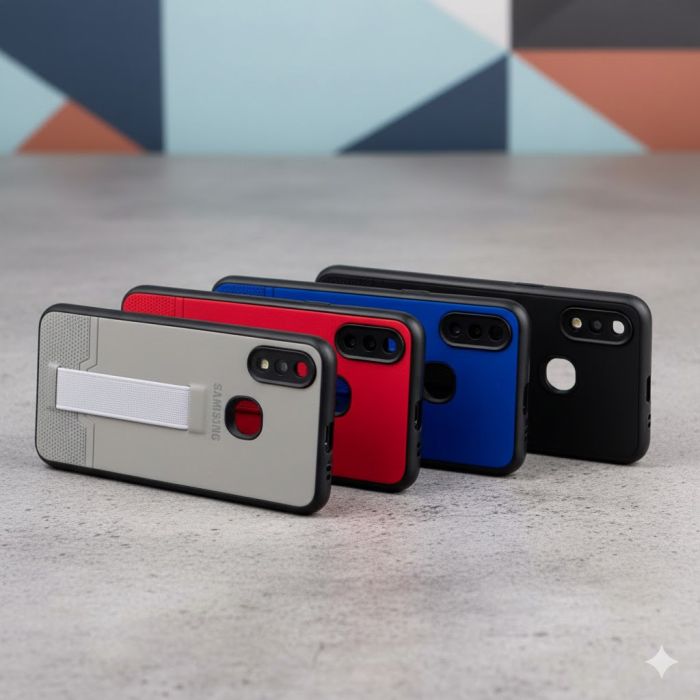 Samsung Galaxy A10s Multicolour Strap Leather Cover - Image 2 Samsung Galaxy A10s Multicolour Strap Leather Cover - Image 2