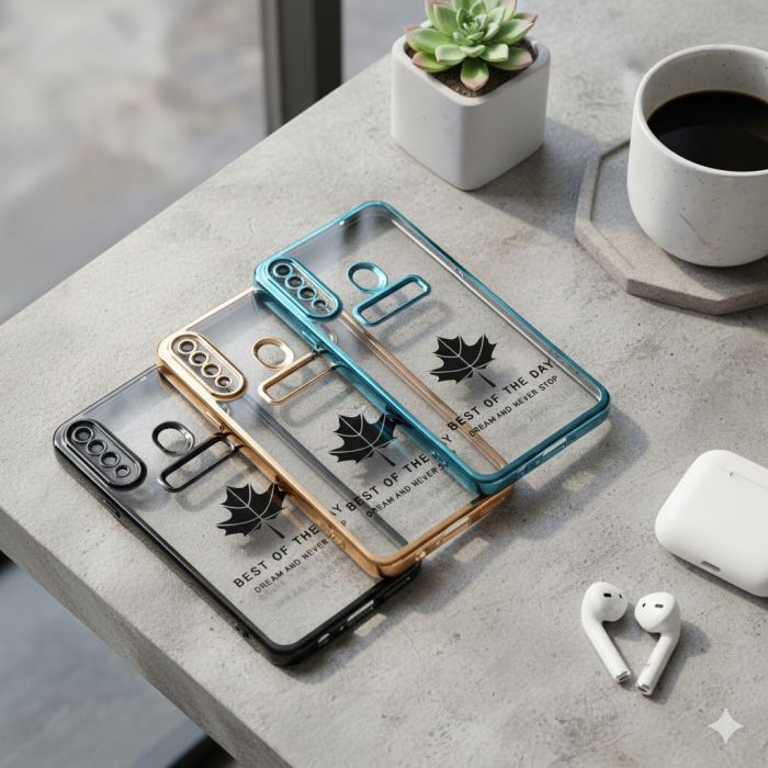 Samsung Galaxy A20s Soft Multi Chrome Border Camera Protection Cover - Image 2 Samsung Galaxy A20s Soft Multi Chrome Border Camera Protection Cover - Image 2