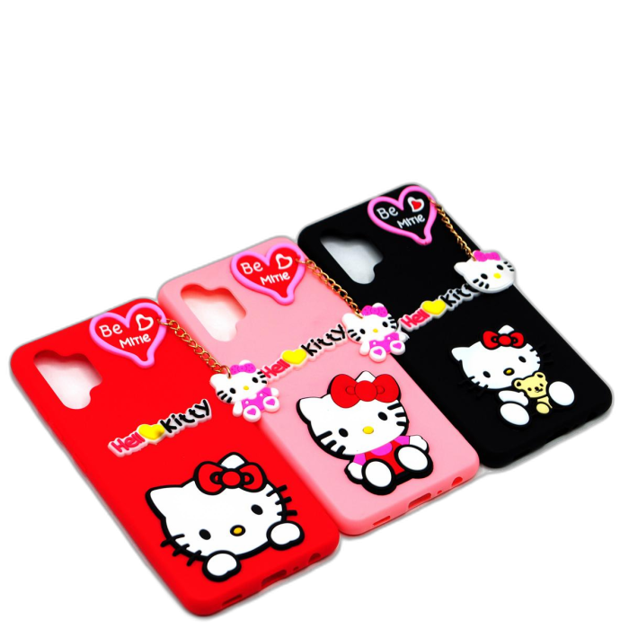 Samsung Galaxy A32 4G Hello Kitty Braslate Chain Soft Case Mobile Cover - Image 2 Samsung Galaxy A32 4G Hello Kitty Braslate Chain Soft Case Mobile Cover - Image 2
