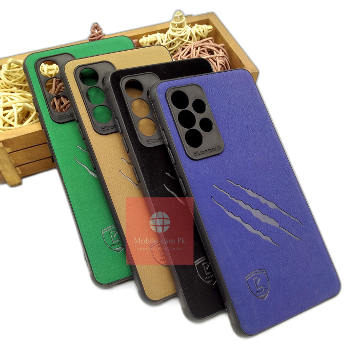 Samsung Galaxy A52 Soft Leather Type Case For Boys Mobile Cover - Image 2