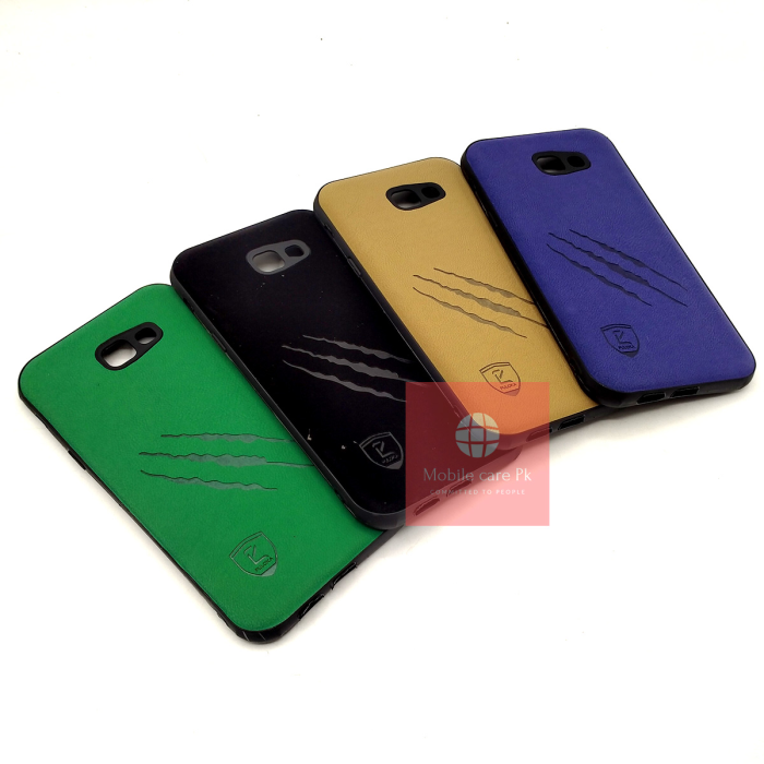 Samsung Galaxy A7 2017 Leather Type Soft Case Mobile Cover - Image 2