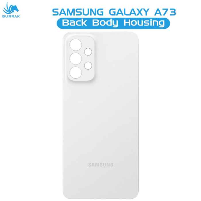 Samsung Galaxy A73 Rear Back Body Casing Housing Replacement Battery Back Door For Samsung A73 - White - Image 2 Samsung Galaxy A73 Rear Back Body Casing Housing Replacement Battery Back Door For Samsung A73 - White - Image 2