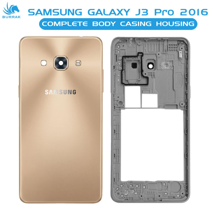 Samsung Galaxy J3 Pro 2016 Golden Housing - Image 2 Samsung Galaxy J3 Pro 2016 Golden Housing - Image 2