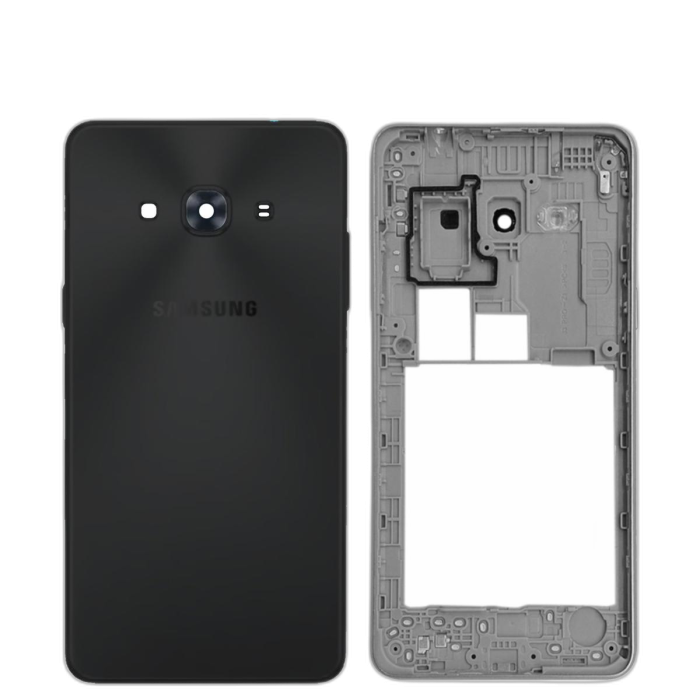 Samsung Galaxy J3 Pro 2016 Housing Middle Frame With Side Button and Camera Lens Complete Body Casing Replacement For Galaxy J3 Pro 2016 - Black - Image 2 Samsung Galaxy J3 Pro 2016 Housing Middle Frame With Side Button and Camera Lens Complete Body Casing Replacement For Galaxy J3 Pro 2016 - Black - Image 2
