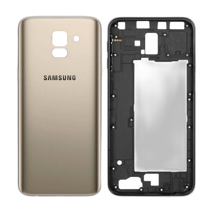 Samsung Galaxy J6 Rear Complete Body Casing Housing Replacement For Samsung J6 - Golden - Image 2 Samsung Galaxy J6 Rear Complete Body Casing Housing Replacement For Samsung J6 - Golden - Image 2