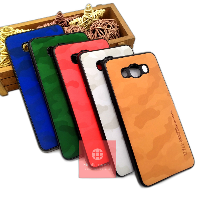 Samsung Galaxy J7 2016 Back Cover Leather Soft Color Full Silicon Cover J710 For Boys - Image 2