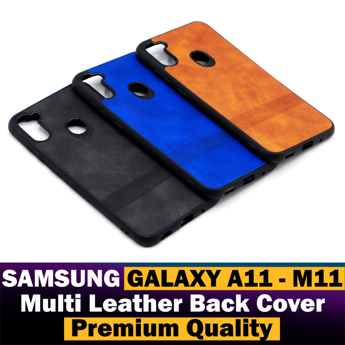 Samsung Galaxy M11 Soft Leather Back Cover - Image 2 Samsung Galaxy M11 Soft Leather Back Cover - Image 2