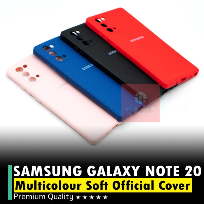 Samsung Galaxy Note 20 Soft TPU Camera Protection Mobile Cover - Image 2 Samsung Galaxy Note 20 Soft TPU Camera Protection Mobile Cover - Image 2