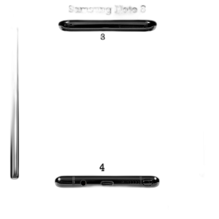 Samsung Galaxy Note 8 Back Protector Skin Matte Style Protector For Samsung Galaxy Note 8 - Image 2 Samsung Galaxy Note 8 Back Protector Skin Matte Style Protector For Samsung Galaxy Note 8 - Image 2