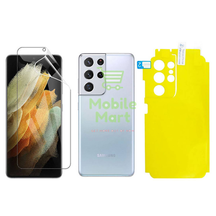 Samsung Galaxy S21 Ultra Front & Back Protection Clear Jelly Soft Ultra Clear Jell For Samsung Galaxy S21 Ultra - Image 2 Samsung Galaxy S21 Ultra Front & Back Protection Clear Jelly Soft Ultra Clear Jell For Samsung Galaxy S21 Ultra - Image 2