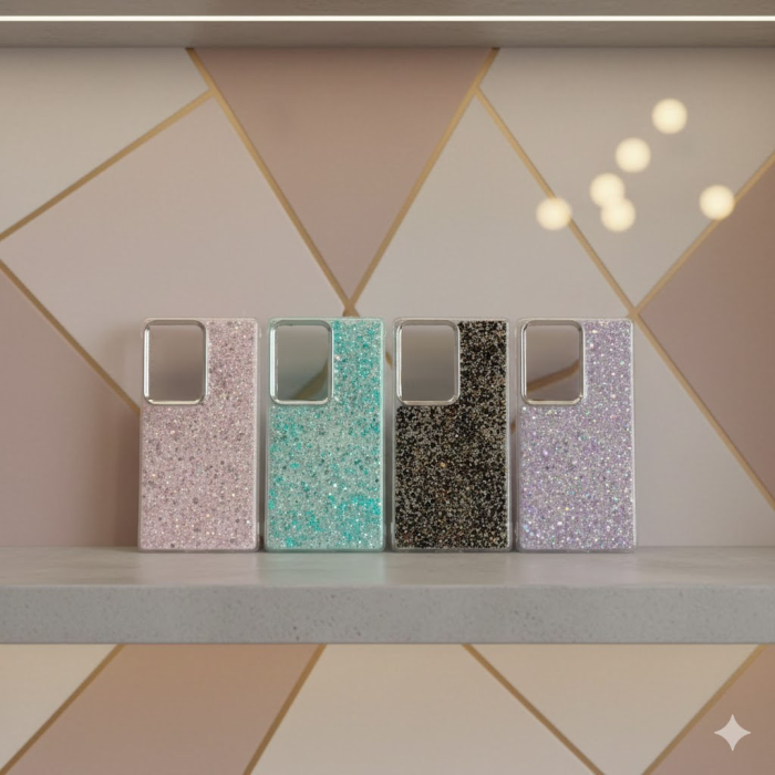 Samsung Galaxy S25 Ultra Glitter Butterfly Stone Mobile Cover - Image 2 Samsung Galaxy S25 Ultra Glitter Butterfly Stone Mobile Cover - Image 2
