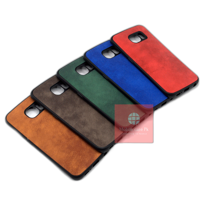 Samsung Galaxy S6 Edge Back Cover Leather Type Soft S6 Edge Case For Boys - Image 2