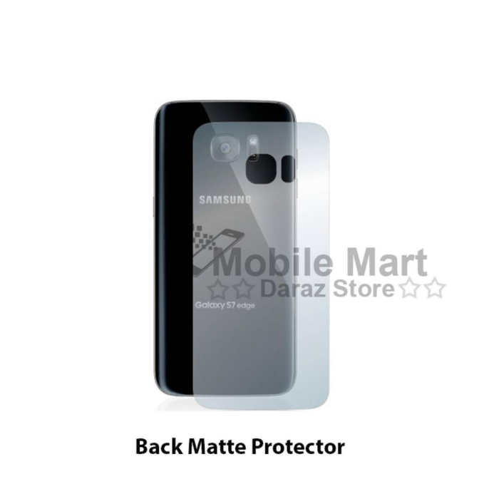 Samsung Galaxy S7 Edge Back Protector Skin Matte Style Protector For Samsung Galaxy S7 Edge - Image 2 Samsung Galaxy S7 Edge Back Protector Skin Matte Style Protector For Samsung Galaxy S7 Edge - Image 2