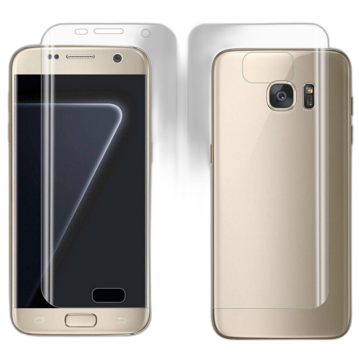 Samsung Galaxy S7 Edge Front & Back Protection Clear Jelly Soft Ultra Clear Jell For Samsung Galaxy S7 Edge - Image 2 Samsung Galaxy S7 Edge Front & Back Protection Clear Jelly Soft Ultra Clear Jell For Samsung Galaxy S7 Edge - Image 2